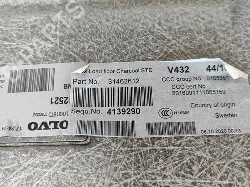 Luggage compartment floor VOLVO S60 III (224) T6 Twin Engine AWD | BP27777082I33