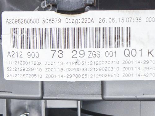Instrument cluster MERCEDES-BENZ E-CLASS Convertible (A207) E 220 CDI / BlueTEC / d (207.402, 207.401) | BP7902603C47 