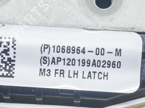 Front left lock TESLA MODEL 3 (5YJ3) EV AWD | BP27751397C98 