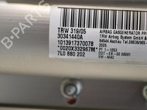 Passenger airbag VW TOUAREG (7LA, 7L6, 7L7) 2.5 R5 TDI | BP30237460C10 
