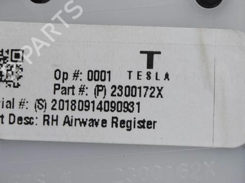 Air vent TESLA MODEL 3 (5YJ3) EV AWD | BP27748412I21