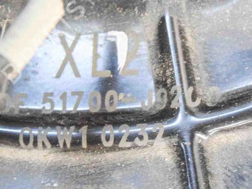 Left front steering knuckle HYUNDAI KONA (OS, OSE, OSI) 1.0 T-GDi | BP14618597M25 
