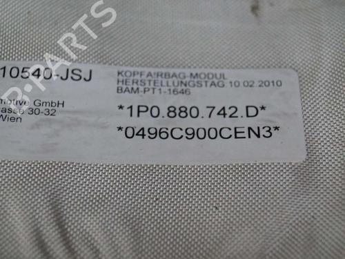 Right curtain airbag SEAT LEON (1P1) 1.9 TDI | BP6723834C12 