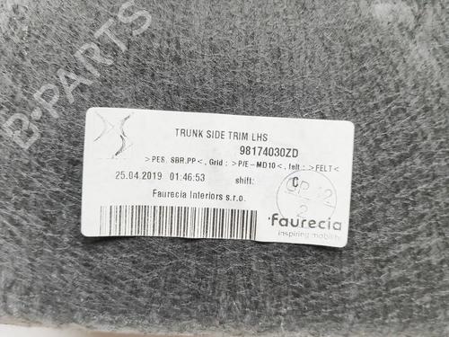 Boot lining DS DS 7 Crossback (J4_, JR_, JC_) 2.0 BlueHDi 180 (JJEHZR) | BP31926480I3