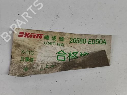 Rear fog light NISSAN LEAF (ZE1) Electric | BP27788428C37 