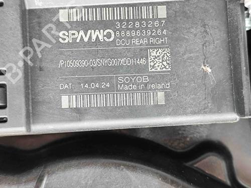 Rear right window mechanism VOLVO XC60 II (246) 2.0 B5 Mild-Hybrid | BP29486326C25 