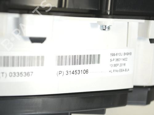 Instrument cluster VOLVO V40 Hatchback (525) D2 | BP9874511C47