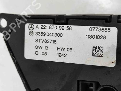 Switch MERCEDES-BENZ S-CLASS (W221, V221) S 350 BlueTec (221.026, 221.126) | BP29404817I30 - Image 7