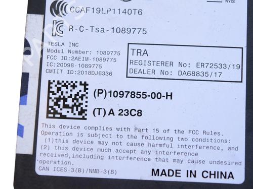 Módulo eletrónico TESLA MODEL 3 (5YJ3) EV AWD | BP30252063M83