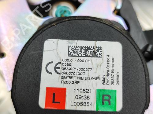 Rear right seatbelt VOLVO XC40 (536) Recharge AWD | BP29076044I28 