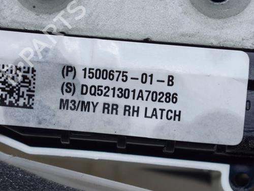 Højre bagtil lås TESLA MODEL 3 (5YJ3) EV AWD | BP27756783C99  - Image 6