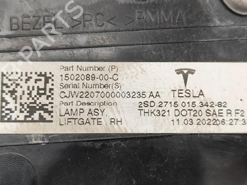 Right tailgate light TESLA MODEL Y (5YJY) EV Performance All-wheel Drive | BP33371093C80  - Image 7