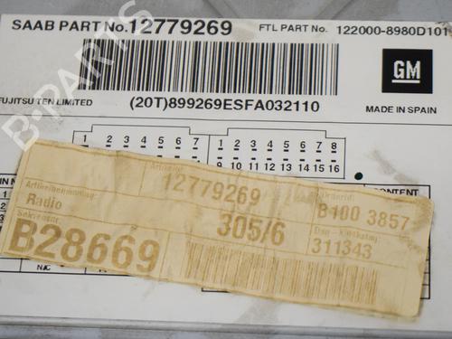 Electronic module SAAB 9-3 Estate (E50) 1.9 TiD | BP6760939M83