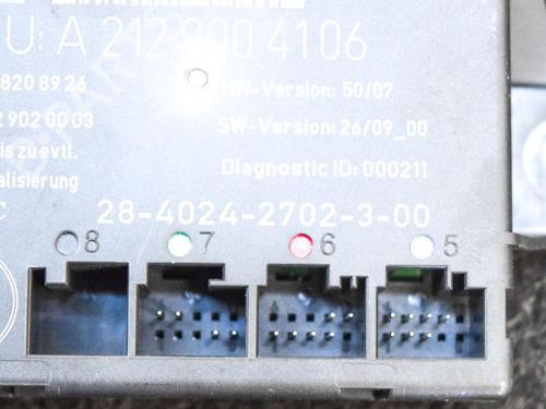 Electronic module MERCEDES-BENZ E-CLASS (W212) E 350 CDI (212.023) | BP6754804M83 
