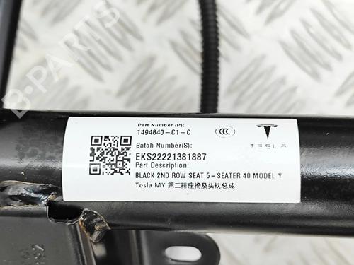 Rear seat TESLA MODEL Y (5YJY) Long Range All-wheel Drive | BP38782014C17  - Image 7