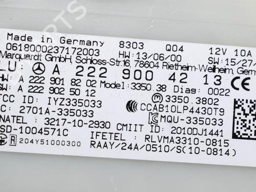 Electronic module MERCEDES-BENZ GLC Coupe (C253) 250 4-matic (253.346) | BP9167854M83 
