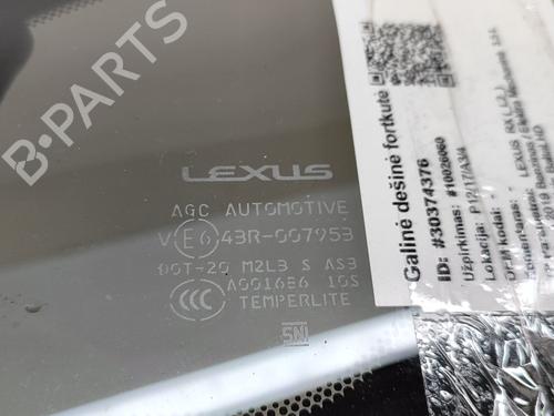 Rear right quarter glass LEXUS RX (_L2_) 450h AWD (GYL25_, GYL26_, GYL25, GYL26, GYL25R, GYL26R) | BP26282893C92 