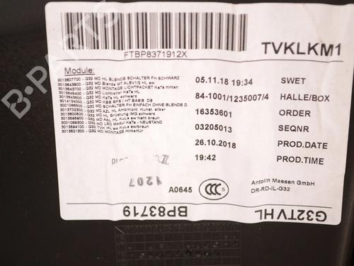 Rear left panel BMW 6 Gran Turismo (G32) 640 i | BP30216140C60  - Image 5