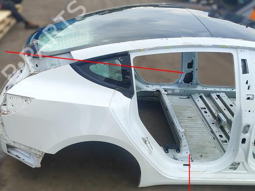 Bagstkærm Højre TESLA MODEL 3 (5YJ3) EV | BP36068353C44 - Image 3