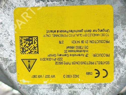 Rear right seatbelt VW T-ROC (A11, D11) 1.5 TSI | BP32680192I28 - Image 8