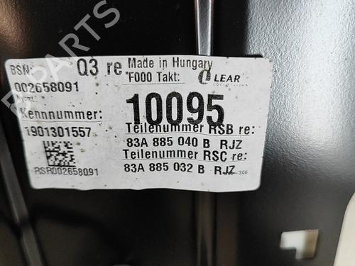 Rear seat AUDI Q3 (F3B) 35 TFSI | BP27787260C17 - Image 5