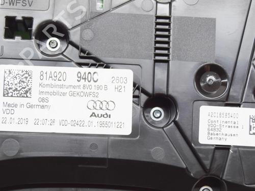 Instrument cluster AUDI Q2 (GAB, GAG) 35 TFSI | BP27750509C47  - Image 6