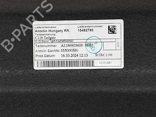 Boot lining MERCEDES-BENZ CLA (C118) CLA 200 (118.387) | BP28446631I3  - Image 7