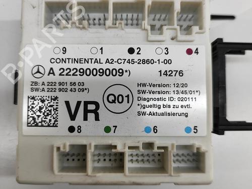 Electronic module MERCEDES-BENZ S-CLASS (W222, V222, X222) S 500 (222.082, 222.182) | BP27791997M83 