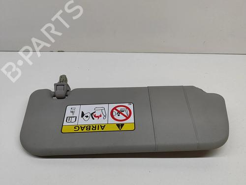 Used Left sun visor TOYOTA AVENSIS Saloon (_T27_) 1.6 D4-D (WWT270_) (112 hp) 21078223