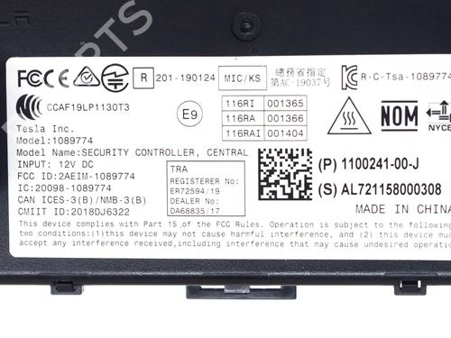 Elektronisk modul TESLA MODEL 3 (5YJ3) EV AWD | BP27758910M83 