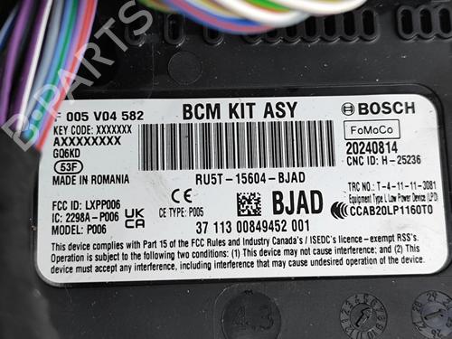 Electronic module FORD PUMA (J2K, CF7) 1.0 EcoBoost mHEV | BP27785085M83 