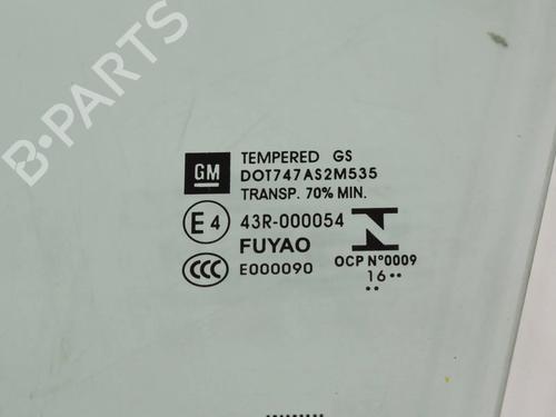 Rear left door window OPEL ASTRA K (B16) 1.4 (68) | BP27800195C20
