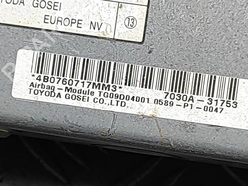 Knee airbag MITSUBISHI OUTLANDER III (GG_W, GF_W, ZJ, ZL, ZK) 2.2 Di-D 4WD (GF6W) | BP30301684C50 