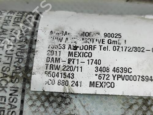 Left seat airbag VW JETTA IV (162, 163, AV3, AV2) 1.6 TDI | BP30607081C13