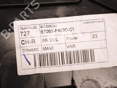 Rear left panel TOYOTA C-HR (_X1_) 1.8 Hybrid (ZYX10_, ZYX11_) | BP33347959C60  - Image 5