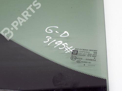 Rear right quarter glass OPEL CORSA E (X15) 1.4 (08, 68) | BP10400243C92 