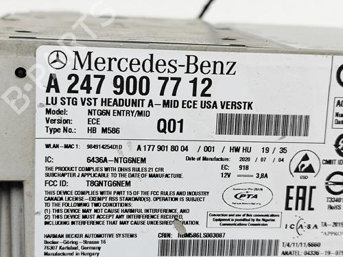 Electronic module MERCEDES-BENZ GLA (H247) GLA 200 (247.787) | BP33380303M83  - Image 8