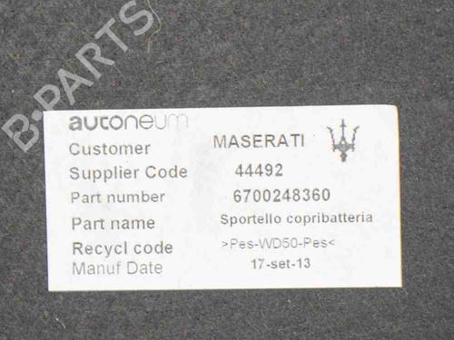 Boot lining MASERATI GHIBLI III (M157) 3.0 S Q4 | BP14609681I3
