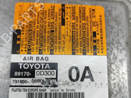 ECU airbags TOYOTA YARIS (_P13_) 1.3 (NSP130_, NSP130) | BP26121661M53 