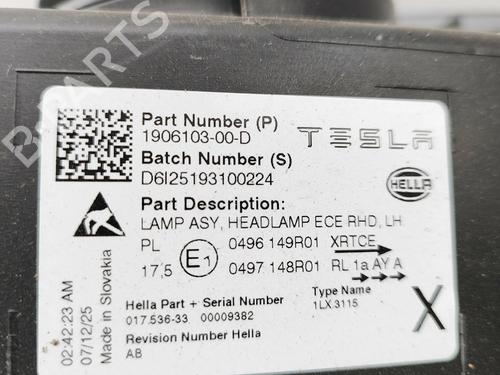 Left headlight TESLA MODEL Y (5YJY) EV | BP33465077C28 - Image 9