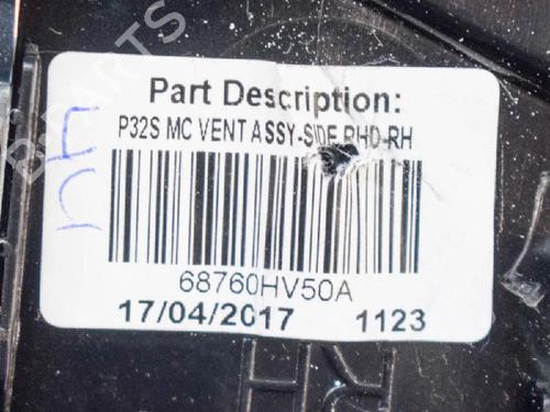 Air vent NISSAN QASHQAI II (J11, J11_) 1.6 DIG-T | BP14667374I21 
