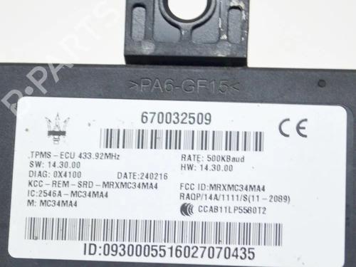 Electronic module MASERATI GHIBLI III (M157) 3.0 S | BP9166430M83