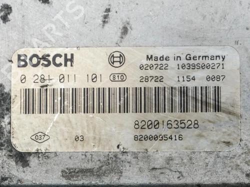 Engine control unit (ECU) RENAULT MEGANE II (BM0/1_, CM0/1_) 1.9 dCi | BP6720716M57