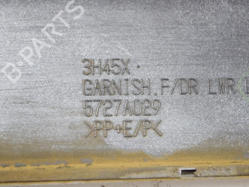 Door moulding trim MITSUBISHI OUTLANDER II (CW_W) 2.0 4WD | BP27755109C150 