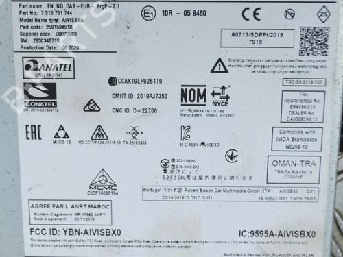 Electronic module RENAULT CAPTUR II (HF_) 1.0 TCe 90 ECO-G (HFM6) | BP27749756M83  - Image 6