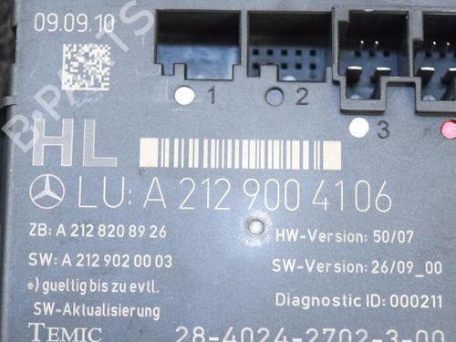 Electronic module MERCEDES-BENZ E-CLASS (W212) E 350 CDI (212.023) | BP6754804M83 