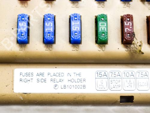 Fuse box SUBARU OUTBACK (BL, BP) 2.5 AWD (BP9) | BP27753713E1 
