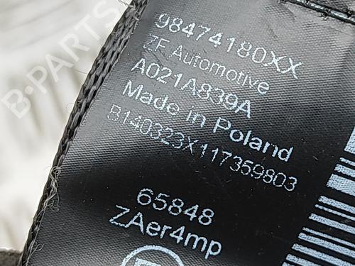 Front left seatbelt PEUGEOT 3008 II SUV (MC_, MR_, MJ_, M4_) Hybrid 180 (M4DGLU) | BP30178342I26