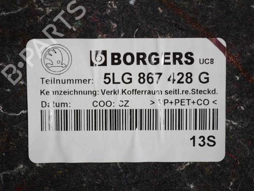Boot lining SKODA ENYAQ iV SUV (5AZ) 50 | BP30247917I3
