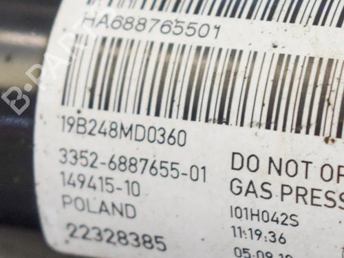 Højre bagtil støddæmper BMW i3 (I01) s Electric | BP27754568M19 